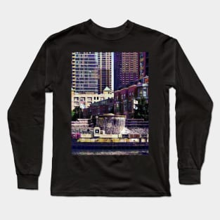 Chicago IL - Centennial Fountain Long Sleeve T-Shirt